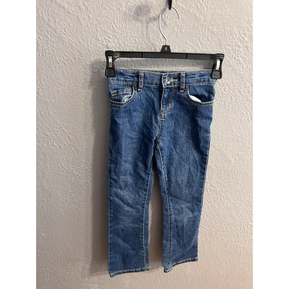 Children's Place Youth Girl's Size 8 Jeans Adjustable Waist Boot Cut‎